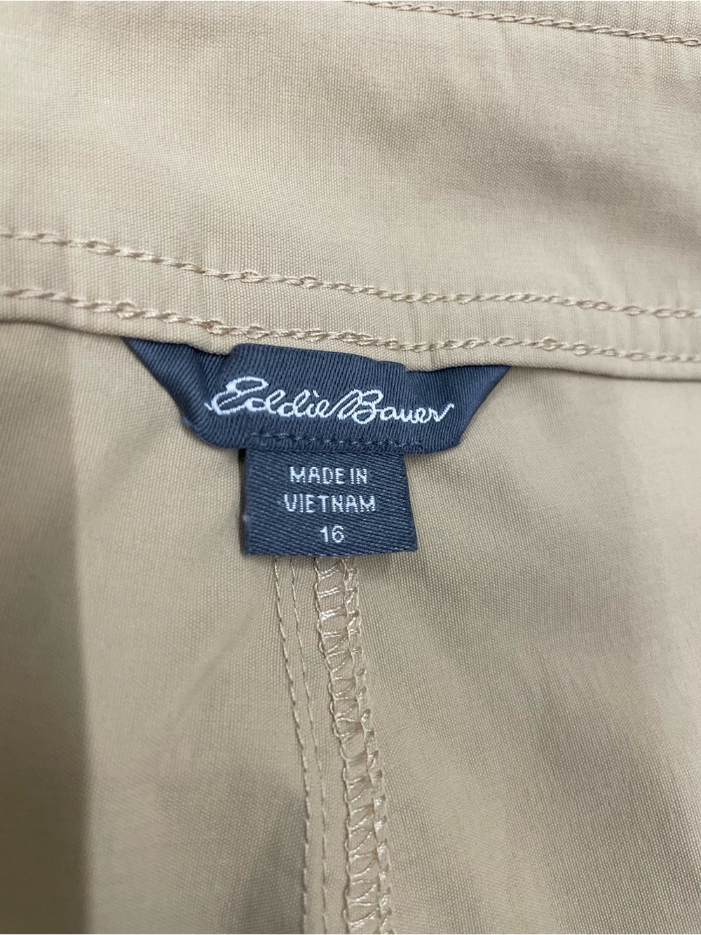 Eddie Bauer Women 16 Shorts 5" Inseam 2-Way Stretch Snap-Close Side Cargo Pocket - Picture 5 of 8